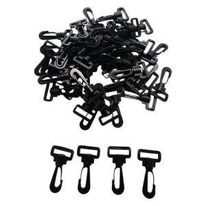 Webbing Swivel Clip For 1" 25mm Wide Strap For Bag Pack  4-Pack